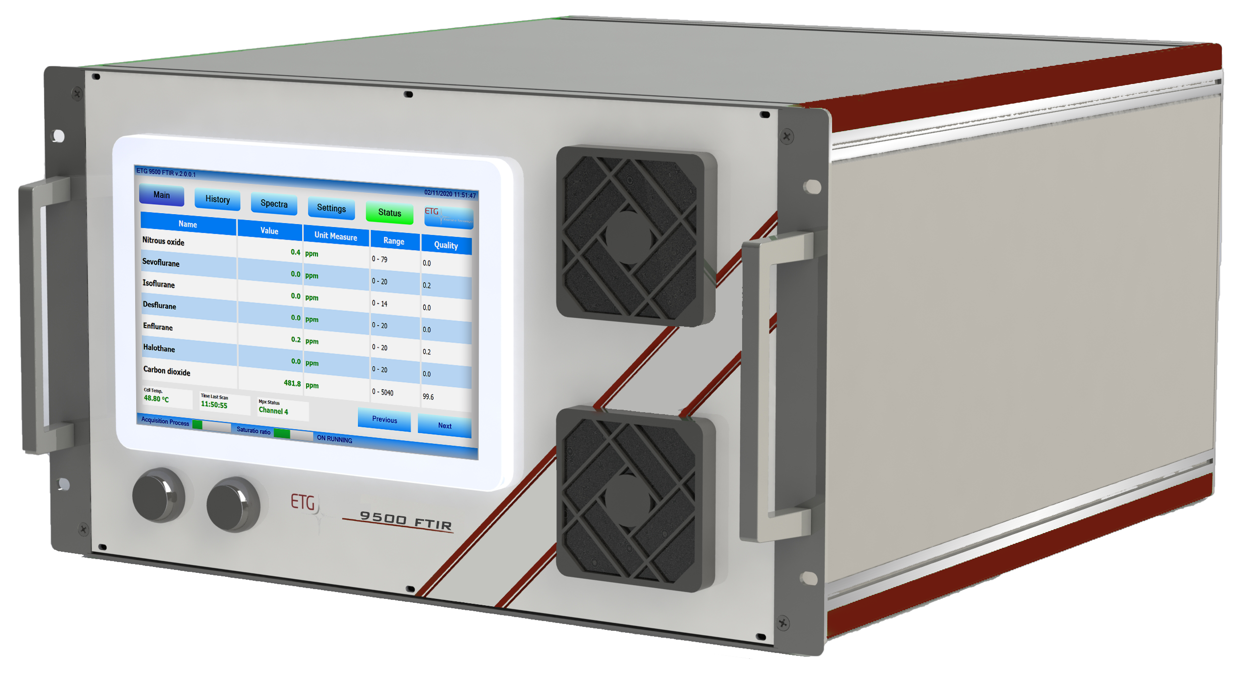 ETG-9500-FTIR-2.png FTIR 9500 – Analisador multi-componentes FTIR, ETG - Image 1